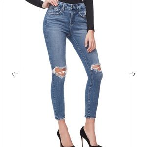Good American Good Legs Distressed Skinnies